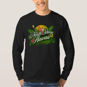 Camiseta North Shore Hawaii Beach Surf Summer Vacint Vint