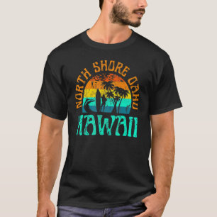 Camiseta North Shore Oahu Hawaii Surf Beach Surfer Waves Gi
