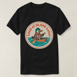 Camiseta North Star Charm_ Minnesota Loon Bird Vintage