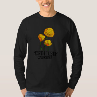 Camiseta North Tustin California CA Poppy Flower State City