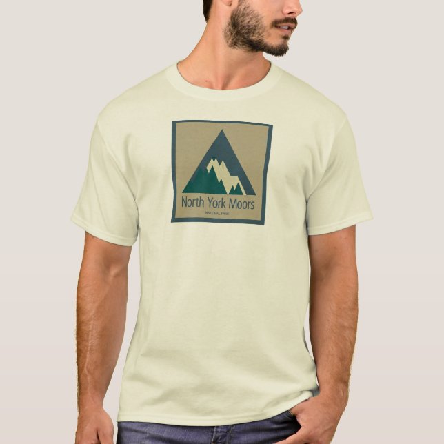 Camiseta North York Moors National Park Rustic (Frente)