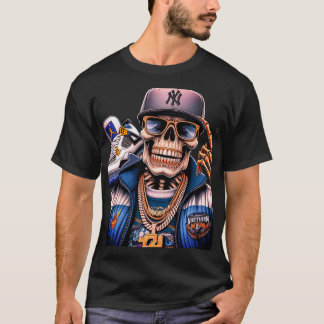Camiseta Northern Street King - Urban Skeleton Hip-Hop Grap