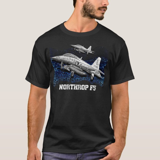 Camiseta Northrop F- 5 Luz Supersônica (Frente)