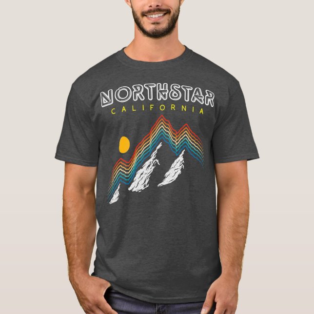 Camiseta Northstar    CaliforniaSki Resort 1980s Retro (Frente)