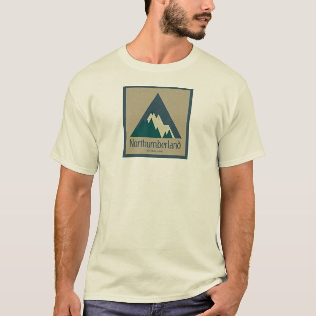 Camiseta Northumberland National Park Rustic (Frente)