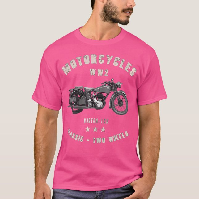 Camiseta Norton-16H Motorcycle Ww2 (Frente)