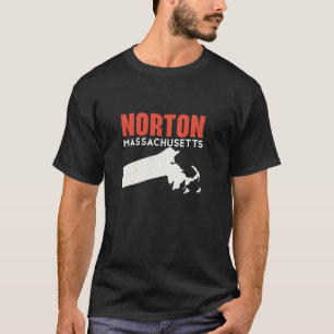 Camiseta Norton Massachusetts EUA State America Viagem Bay