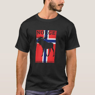 Camiseta Noruega Elk Fjord Norway Holiday Scandinavia Oslo