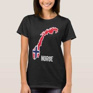 Camiseta Noruega Escandinávia Bandeira Norueguesa Europa