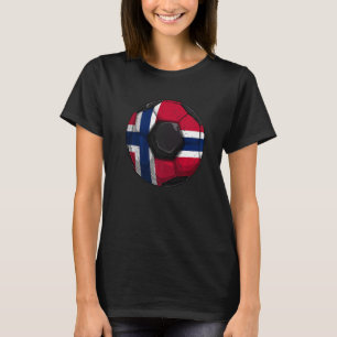 Camiseta Noruega Futebol Bandeira da Noruega Meninos Homens