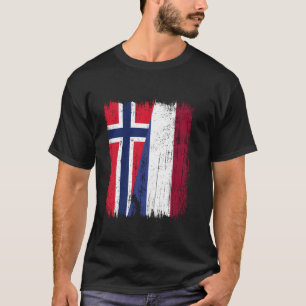 Camiseta Noruega Holanda Bandeira Meia Norueguesa Holandesa