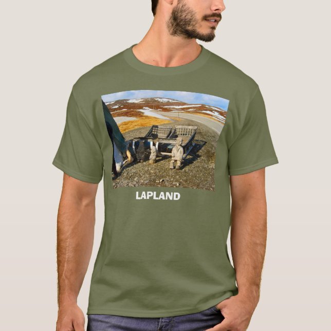 Camiseta Noruega, Lapland, pagamento de Sami (Frente)