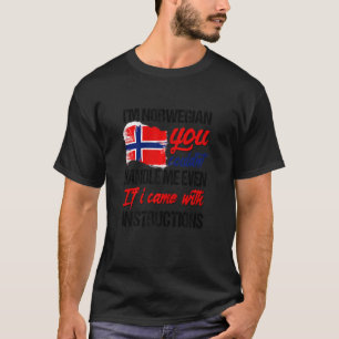 Camiseta Noruega Norueguesa não conseguia lidar com o prese