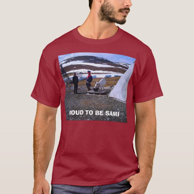 Camiseta Noruega, orgulhosa ser Sami (Frente)