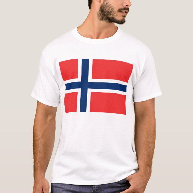 Camiseta Noruega, pavilhão (Frente)