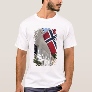 Camiseta Noruega, Stavanger. Vistas históricas do centro da