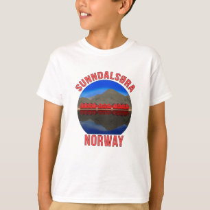 Camiseta Noruega Sunndalsøra Viagem Norueguês