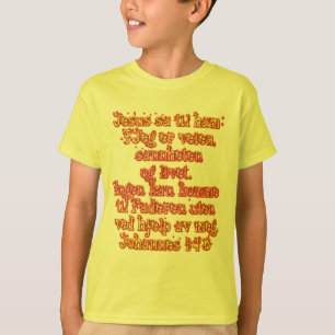 Camiseta Norueguês do 14:6 de John