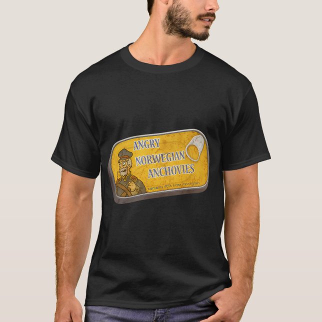 Camiseta Norueguês Irritado (Frente)