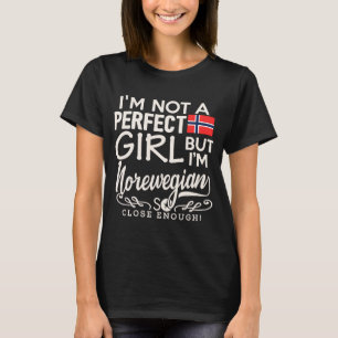 Camiseta Norueguesa do Orgulho Norueguês Mulheres do Souven