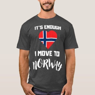 Camiseta Norwegian Flag Heart Funny Norway