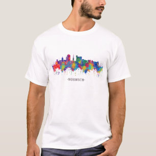 Camiseta Norwich England Skyline