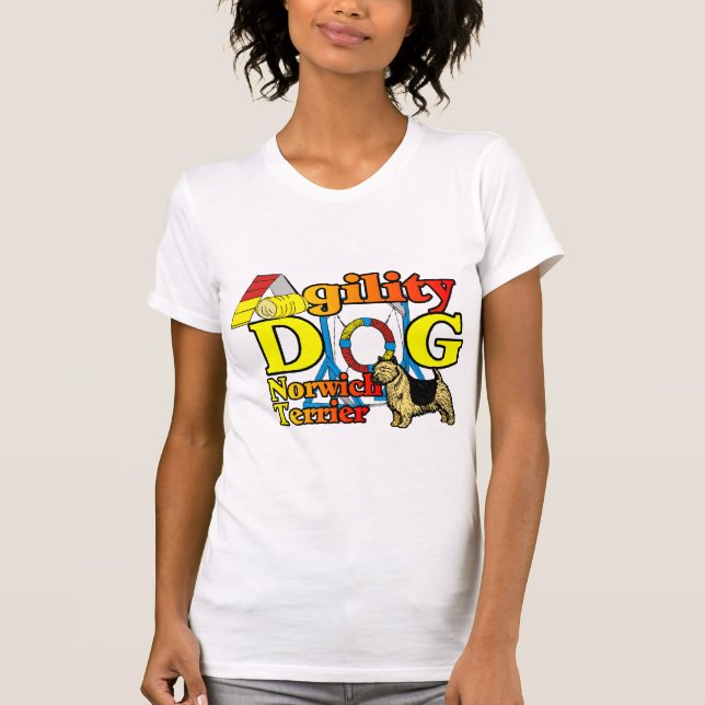 Camiseta Norwich_Terrier_Agilidade (Frente)