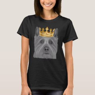 Camiseta Norwich Terrier Dog Wearing A Crown