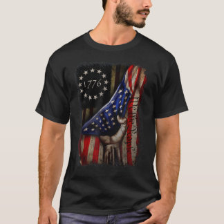 Camiseta Nós, A História Pessoas Americana 1776 Independênc