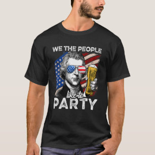 Camiseta Nós, A Pessoas 4 De Julho, Thomas Jefferson Men