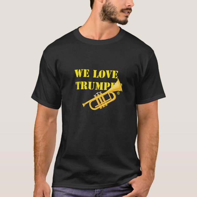 Camiseta Nós amamos a trombeta (Frente)