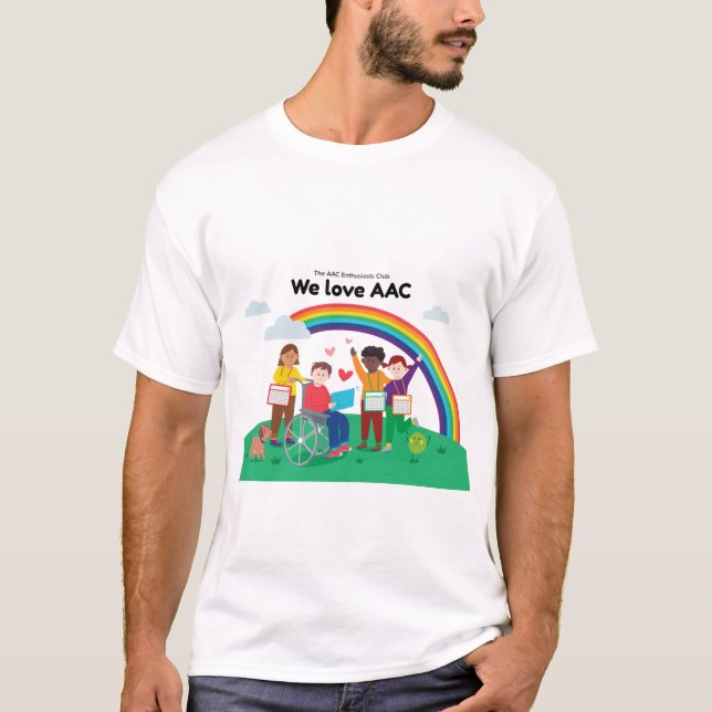 Camiseta Nós amamos AAC (Frente)