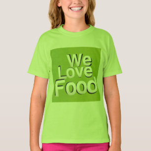 Camiseta Nós Amamos Comida: Detestamos Desperdício Estéti