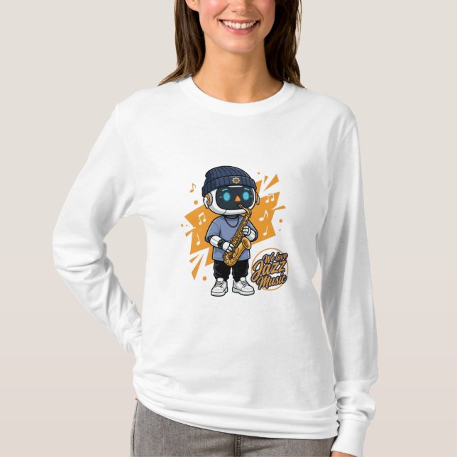 Camiseta Nós Amamos Jazz (Frente)