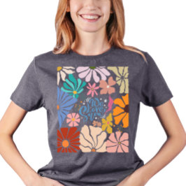 Camiseta "Nós Amamos Neve" - Natal Floral