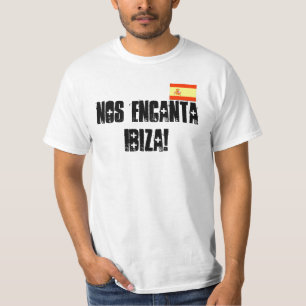 Camiseta Nós amamos o T de Ibiza