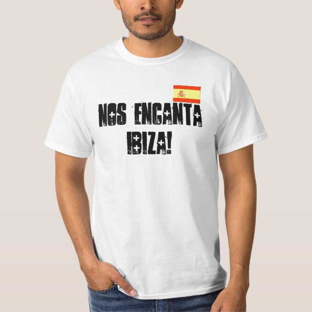 Camiseta Nós amamos o T de Ibiza (Frente)