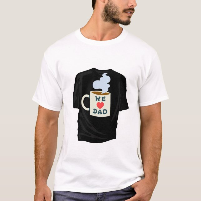 CAMISETA NÓS AMAMOS PAPAI (Frente)