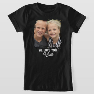 Camiseta NÓS AMAMOS VOCÊ Dia das Mães Mamãe Foto de Família