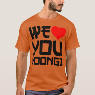 Camiseta Nós Amo-TeYoongi Nós Amo-Te Yoongi