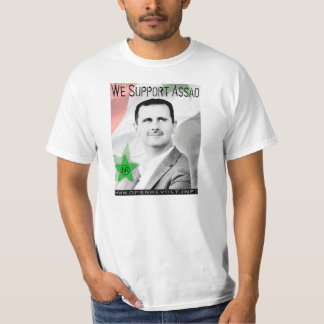 Camiseta Nós apoiamos Bashar Assad!
