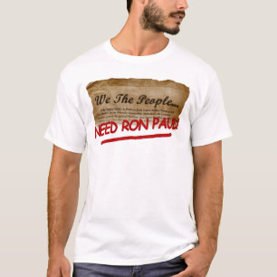 Camiseta nós as pessoas da cópia de Ron Paul