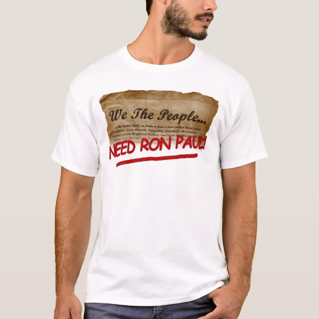 Camiseta nós as pessoas da cópia de Ron Paul (Frente)