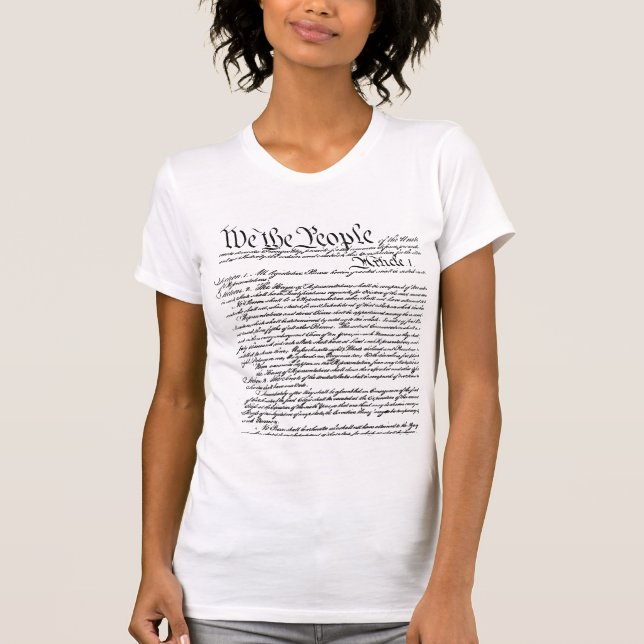 Camiseta Nós as pessoas do t-shirt da constituição (feito (Frente)