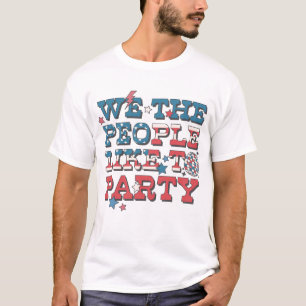 Camiseta Nós, As Pessoas, Gostamos De Festa
