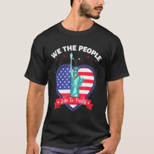 Camiseta Nós, As Pessoas, Gostamos De Partir A Estátua Da L