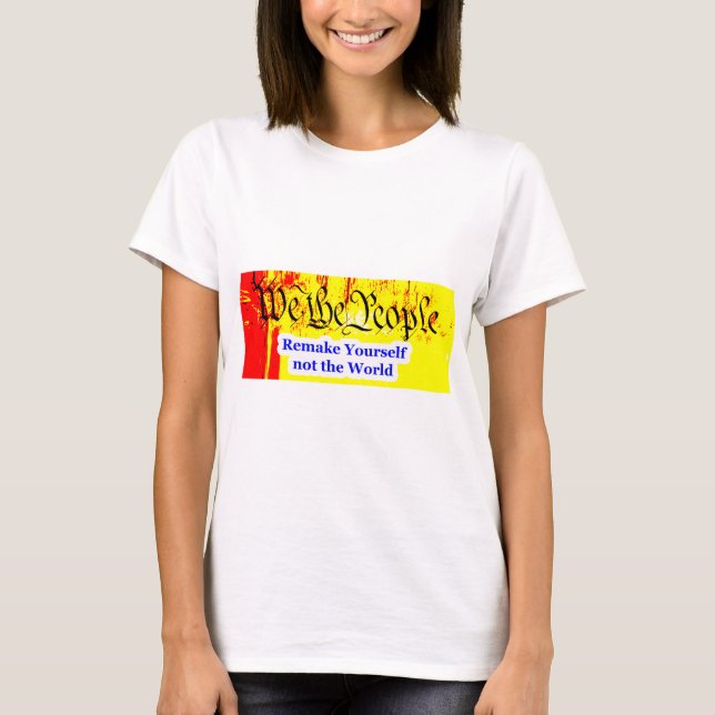 Camiseta Nós, As Pessoas, Nos Remombamos Do MUSEU Zazzle Gi (Frente)