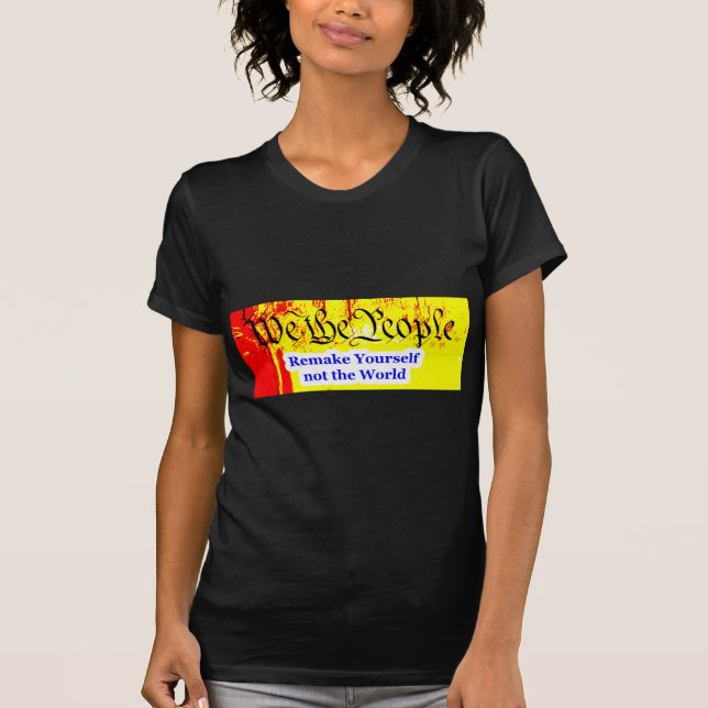 Camiseta Nós, As Pessoas, Nos Remombamos Do MUSEU Zazzle Gi (Frente)