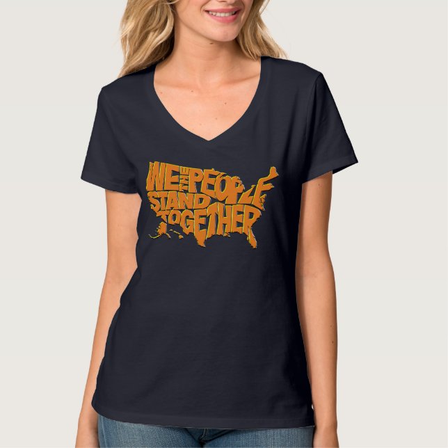 Camiseta Nós, as Pessoas, nos unimos (Frente)