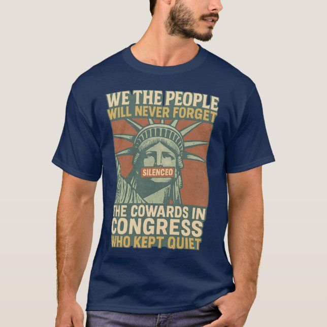 Camiseta Nós, as Pessoas, nunca nos esqueceremos (Frente)